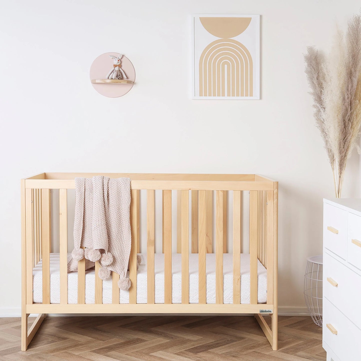 Austin 3-in-1 convertible crib - natural