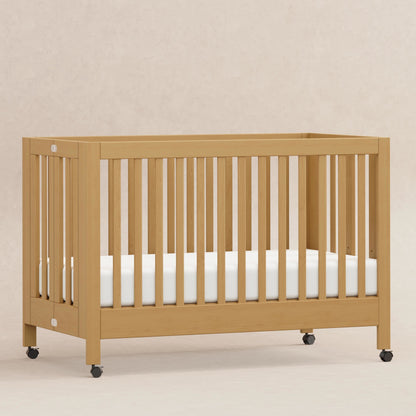 Babyletto Maki Portable Folding Crib with Toddler Bed Conversion Kit