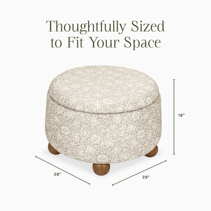 Morris & Co. x Namesake Tuffet Storage Ottoman