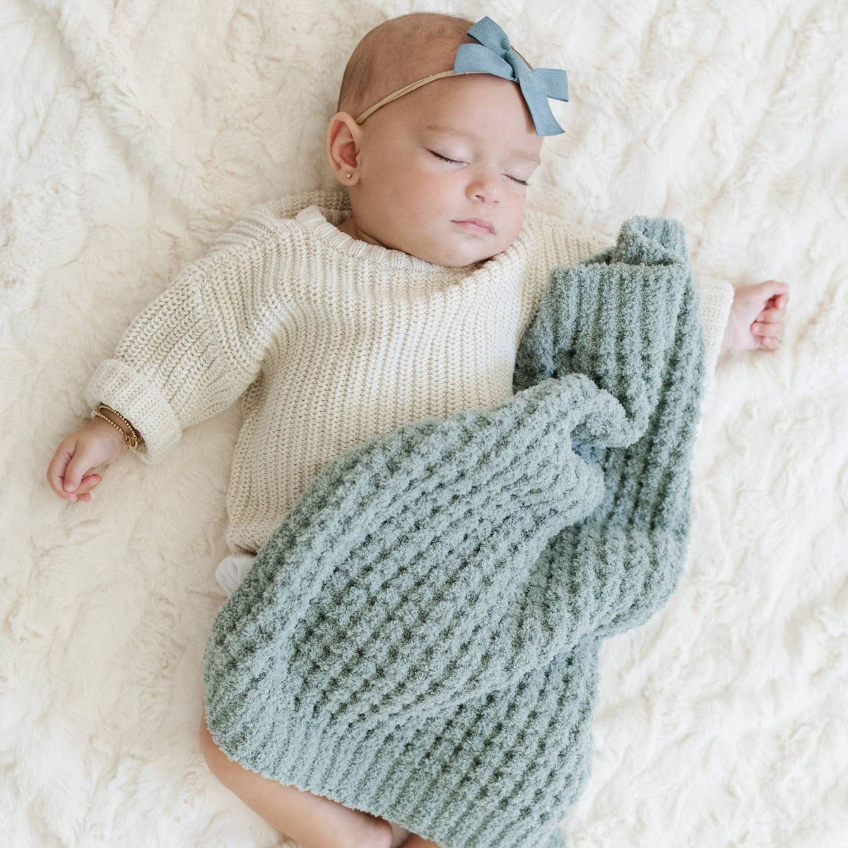 Saranoni Waffle Knit Mini Blankets