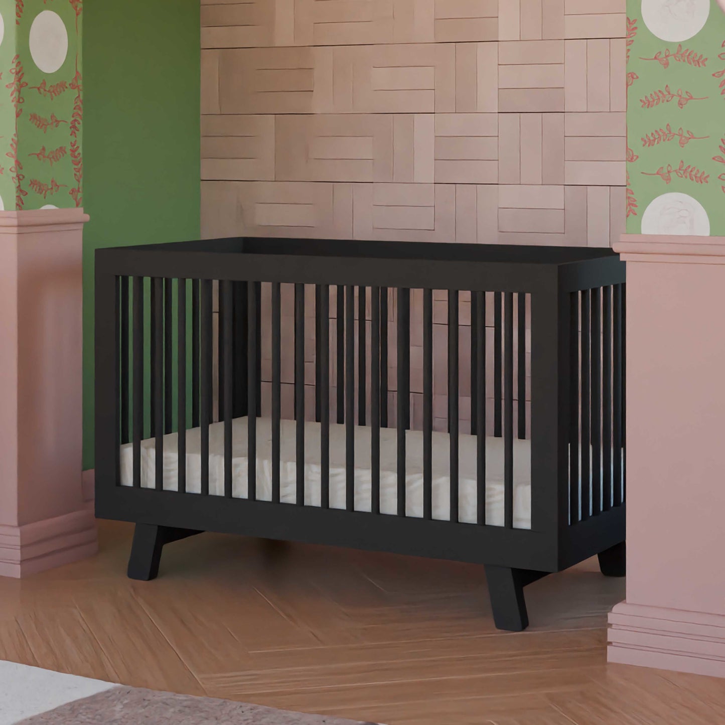 Babyletto Hudson 3-in-1 Convertible Crib with Toddler Bed Conversion Kit