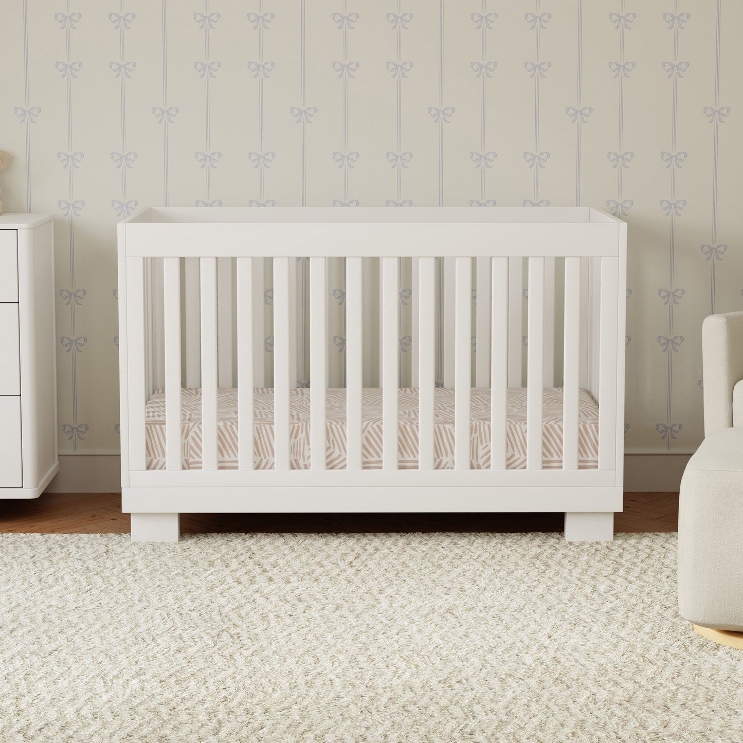 Babyletto Modo 3-in-1 Convertible Crib with Toddler Bed Conversion Kit