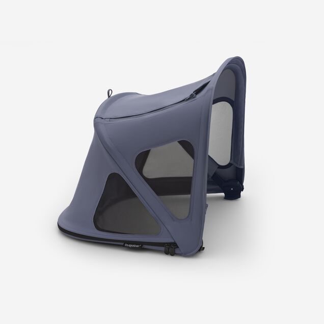 breezy sun canopy bugaboo Bugaboo Fox/Kangaroo Breezy Sun Canopy Seaside Blue