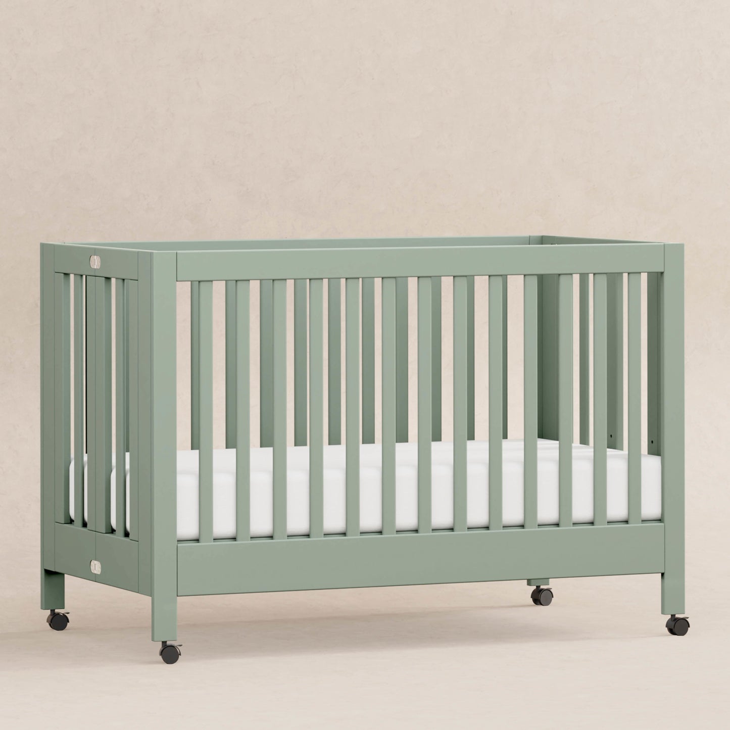 Babyletto Maki Portable Folding Crib with Toddler Bed Conversion Kit