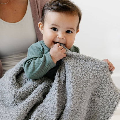 Bamboni Receiving Blanket - Gray