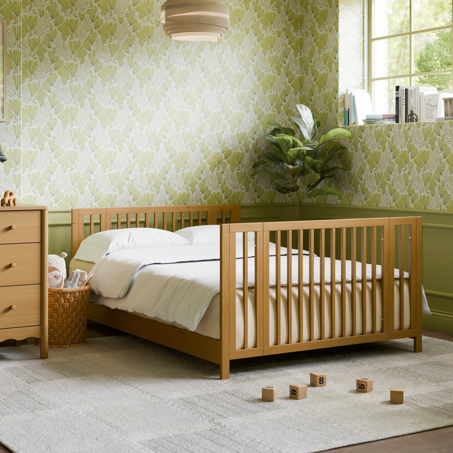 Babyletto Rolli 9-in-1 Convertible All-Stages Crib with Bassinet & Toddler Bed Conversion Kits