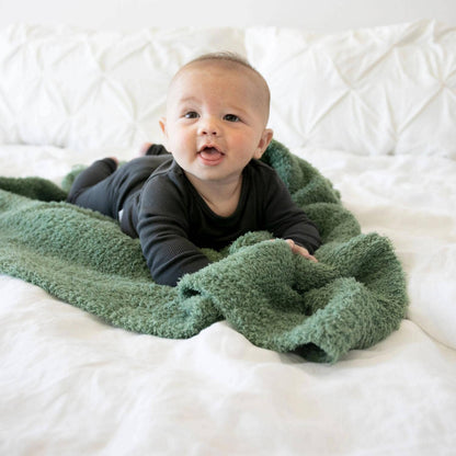 Bamboni Receiving Blanket - Olive
