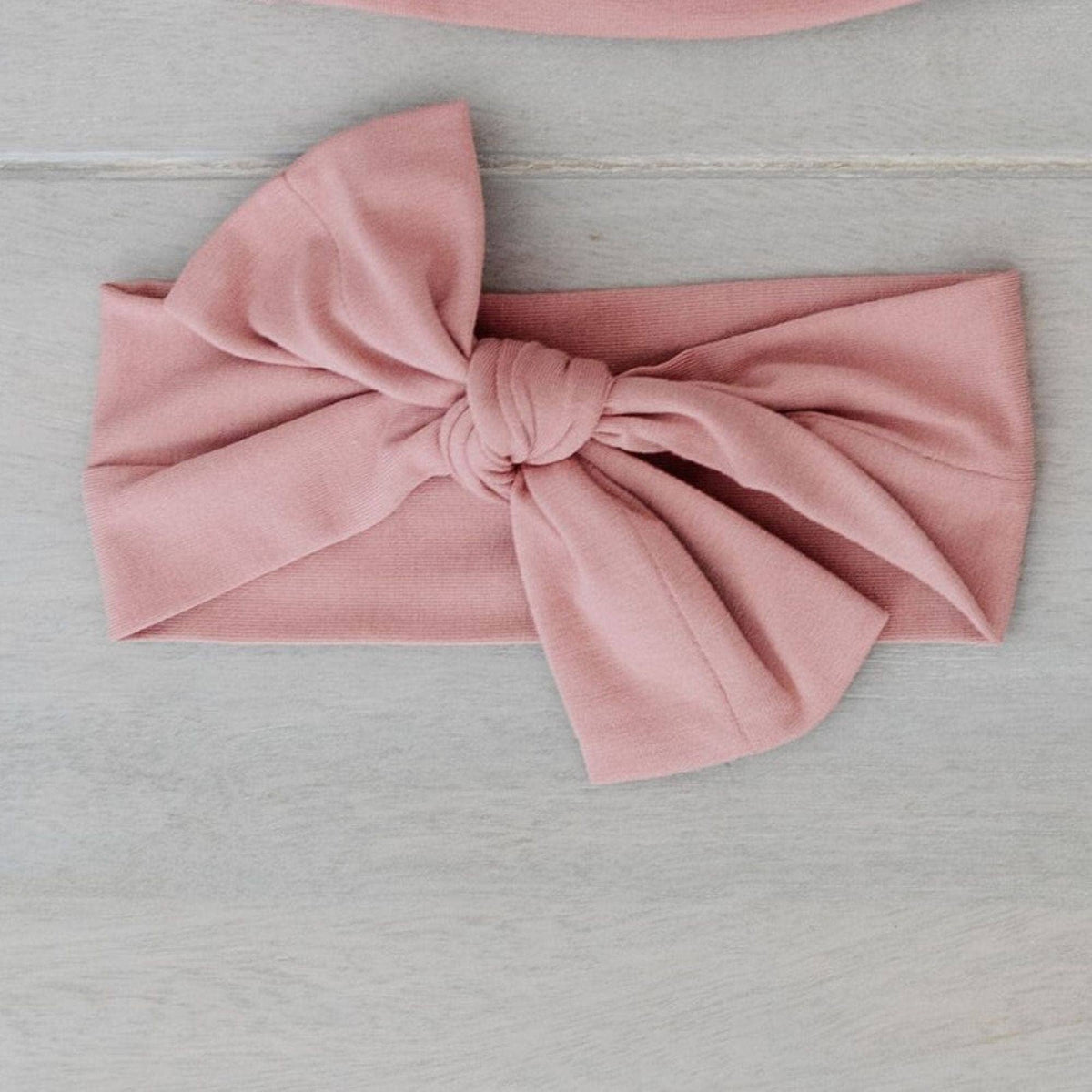 Stretchy Swaddles - Dusty Rose / Bow