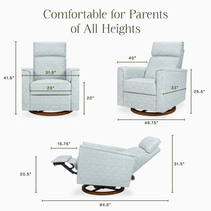Morris & Co. x Namesake Willa Plus Power Glider Recliner w/ Power Headrest