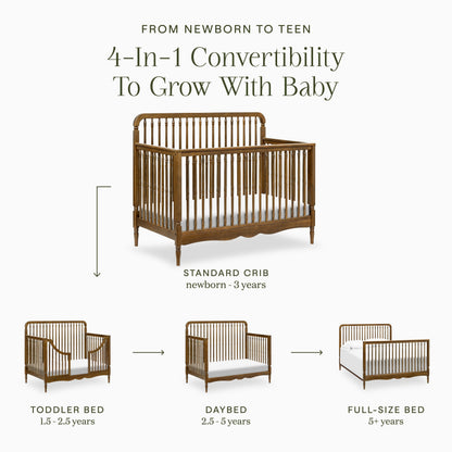 Namesake Liberty 4-in-1 Convertible Spindle Crib