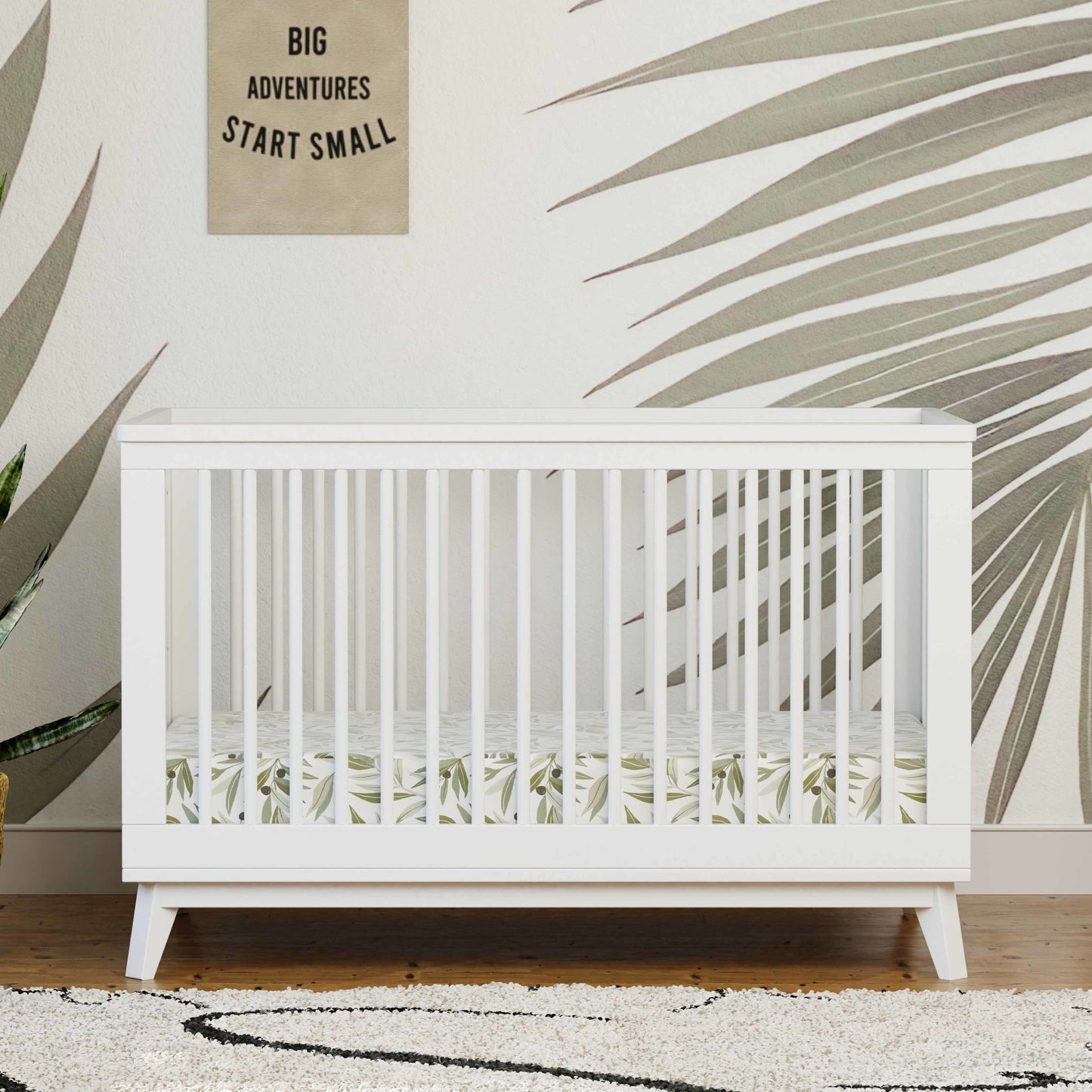 Babyletto Scoot 3-in-1 Convertible Crib with Toddler Bed Conversion Kit