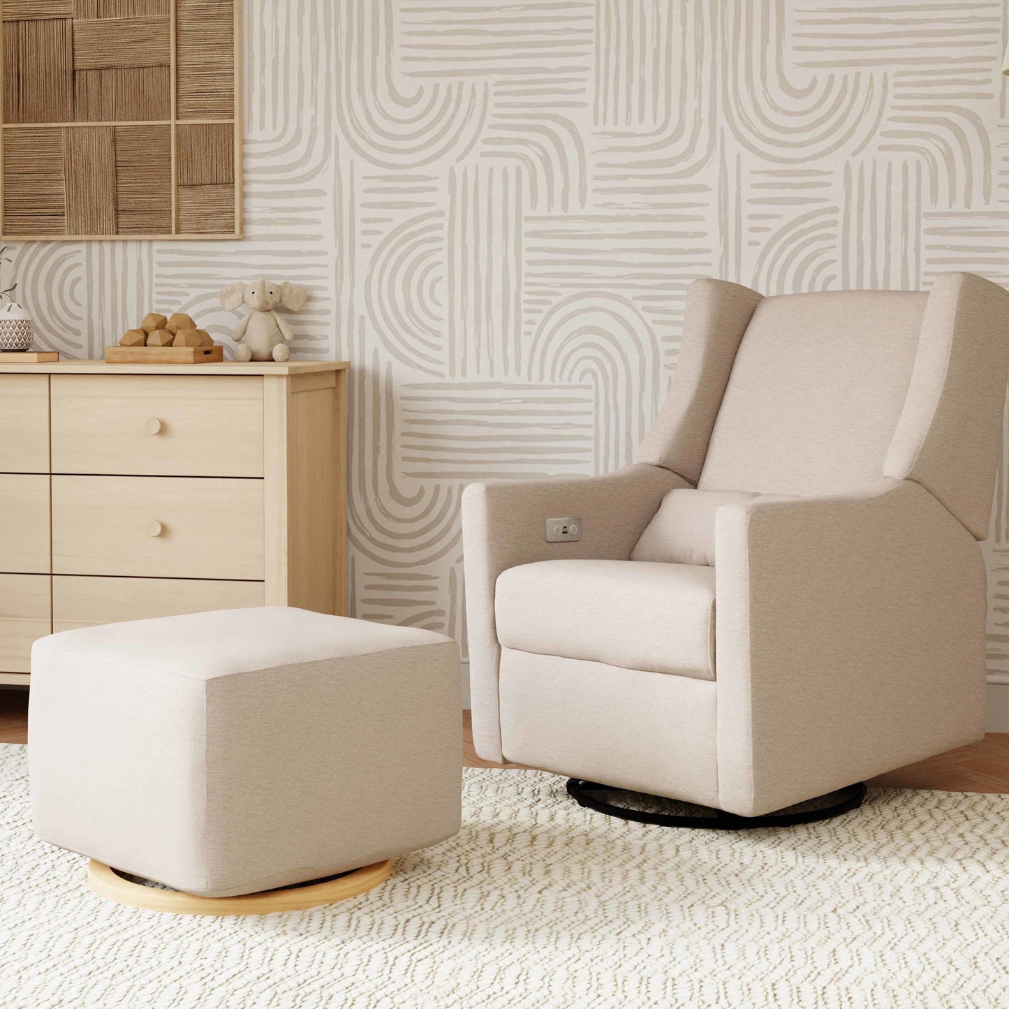Babyletto Kiwi Gliding Ottoman