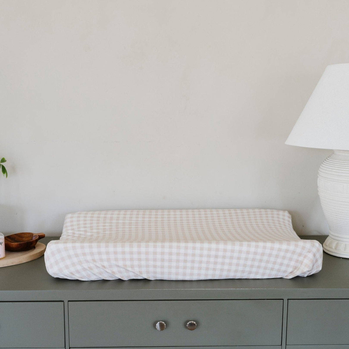 Minky Stretch Luxe Changing Cover - Gingham