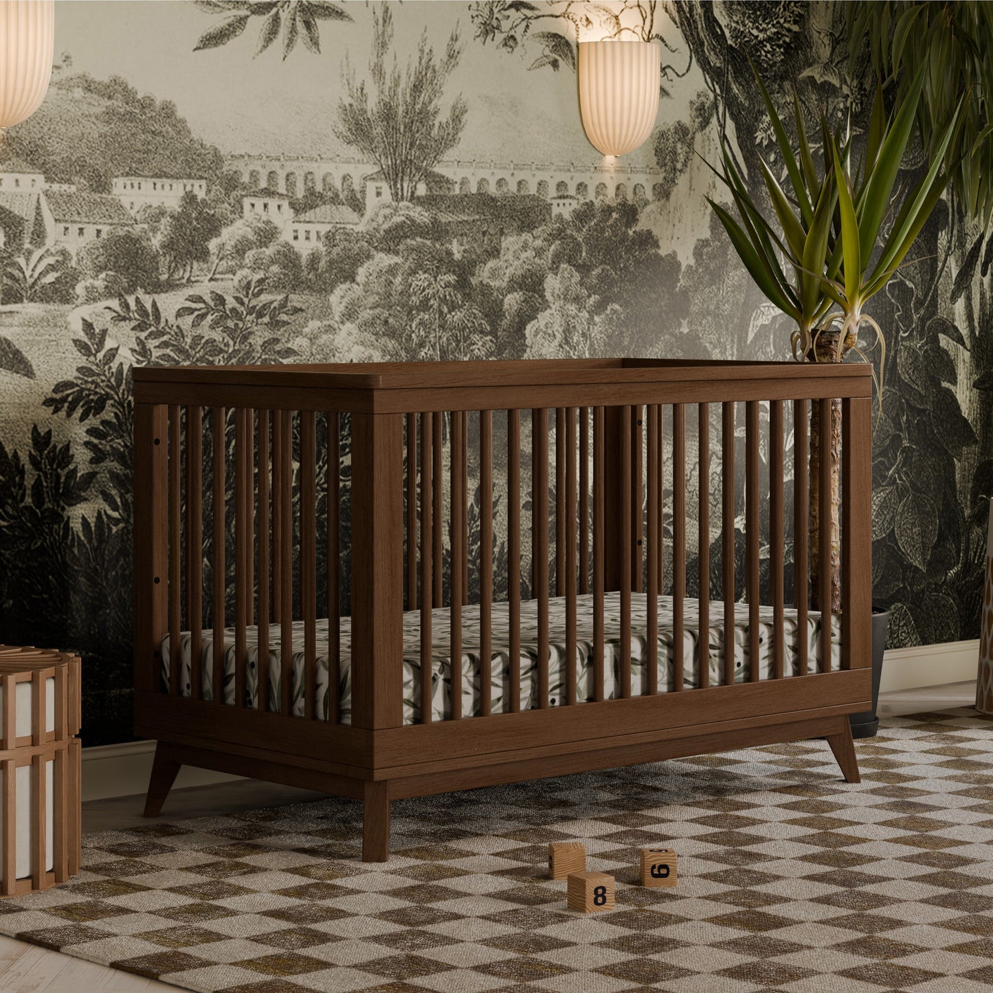 Babyletto Scoot 3-in-1 Convertible Crib with Toddler Bed Conversion Kit