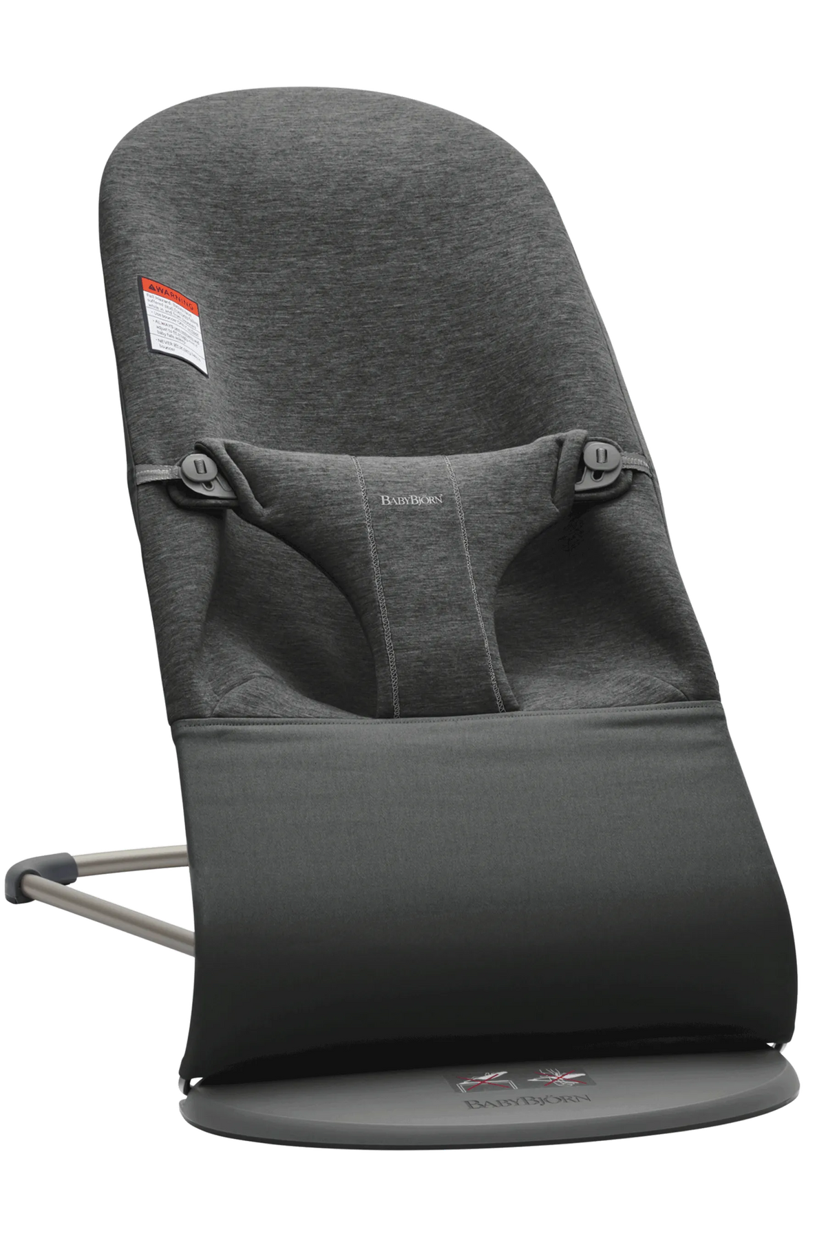 BabyBjörn Bouncer Bliss in Charcoal gray 3D Jersey