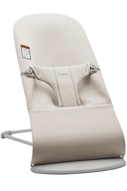 BabyBjörn Bouncer Bliss in Light beige 3D Jersey