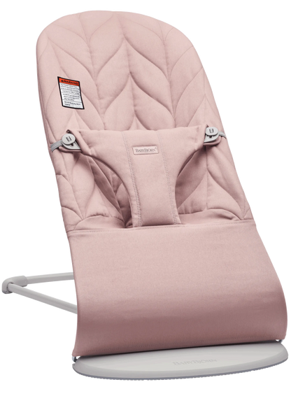 BabyBjörn Bouncer Bliss in Dusty pink Woven Petal Quilt