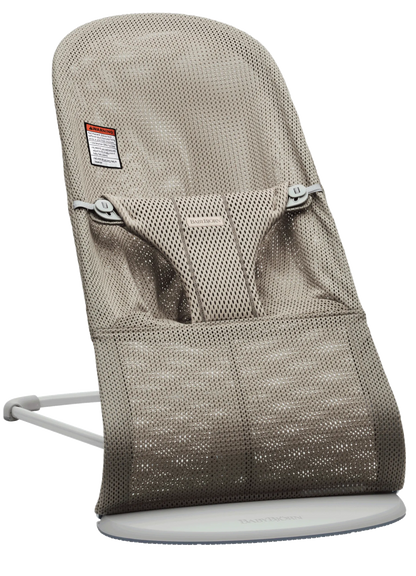 BabyBjörn Bouncer Bliss in Gray beige Mesh