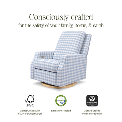 Namesake Crewe Electronic Recliner and Swivel Glider