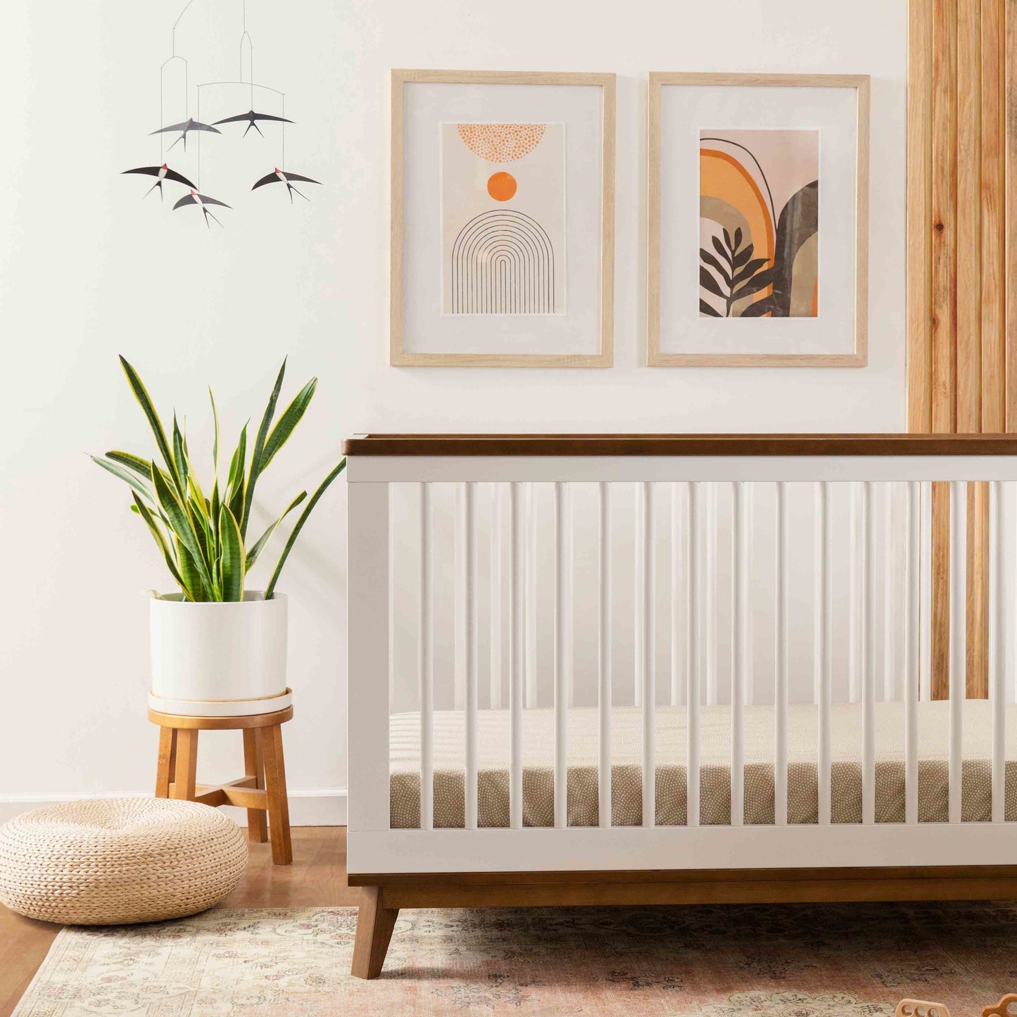 Babyletto Scoot 3-in-1 Convertible Crib with Toddler Bed Conversion Kit
