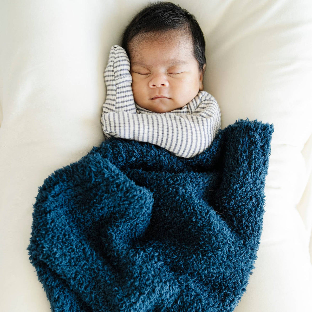 Bamboni Receiving Blanket - Nautical Blue