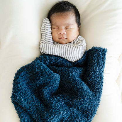 Bamboni Receiving Blanket - Nautical Blue