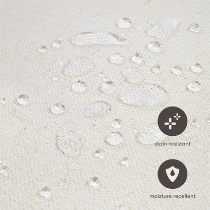 Babyletto Cali Pillowback Chair and a Half Glider in Eco-Performance Fabric | Water Repellent & Stain Resistant