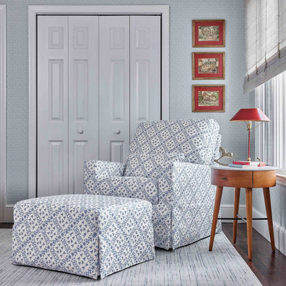 Sarah Flint x Namesake Crawford Gliding Ottoman in Eco-Performance Fabric | Water Repellent & Stain Resistant