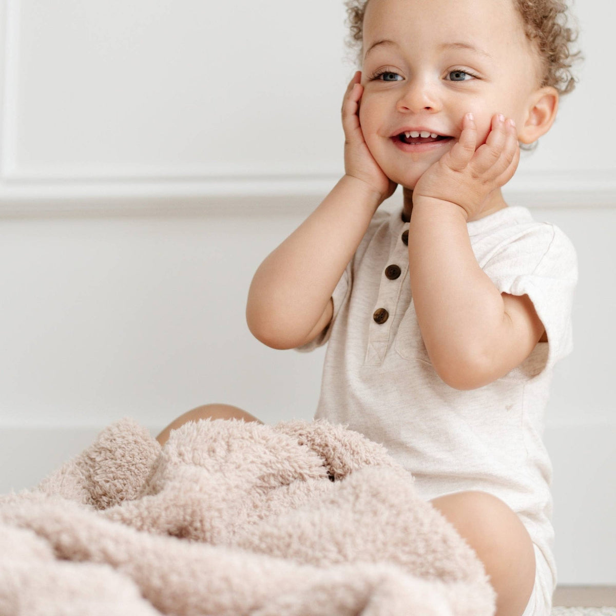 Bamboni Receiving Blanket - Birch