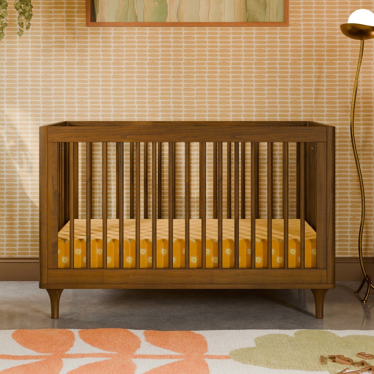 Babyletto Lolly 3-in-1 Convertible Crib with Toddler Bed Conversion Kit