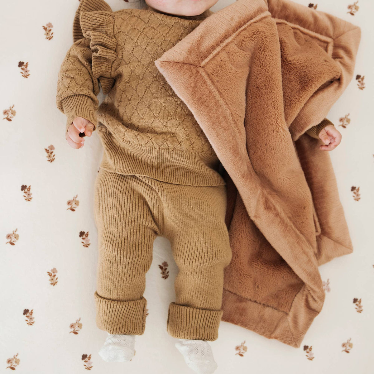 Minky Stretch Luxe Changing Cover - Meadow