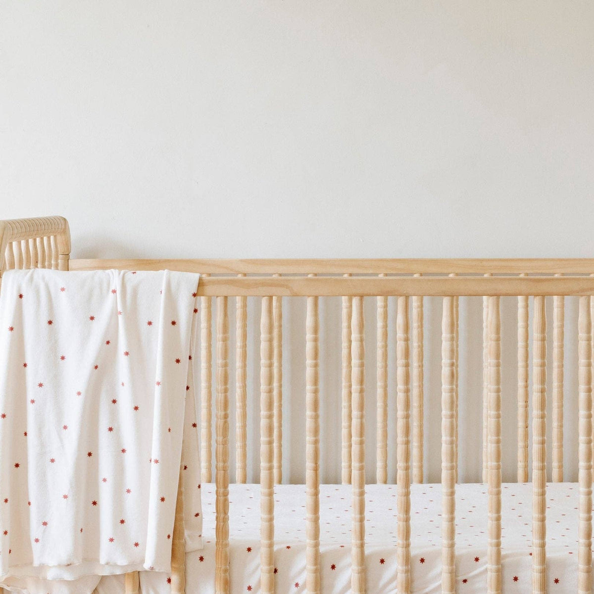 Minky Stretch Luxe Crib Sheet - Stars