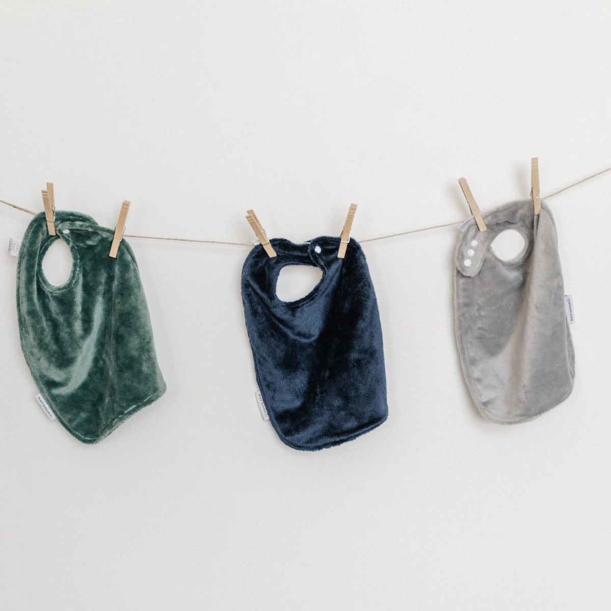 Minky Bibs 3-PACK - Boy