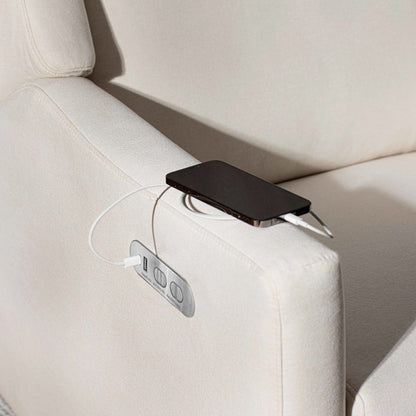 Babyletto Kiwi Plus Power Recliner and Swivel Glider with Power Adjustable Headrest and USB Port