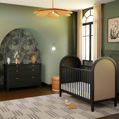 Babyletto Bondi Cane 3-in-1 Convertible Crib with Toddler Bed Conversion Kit