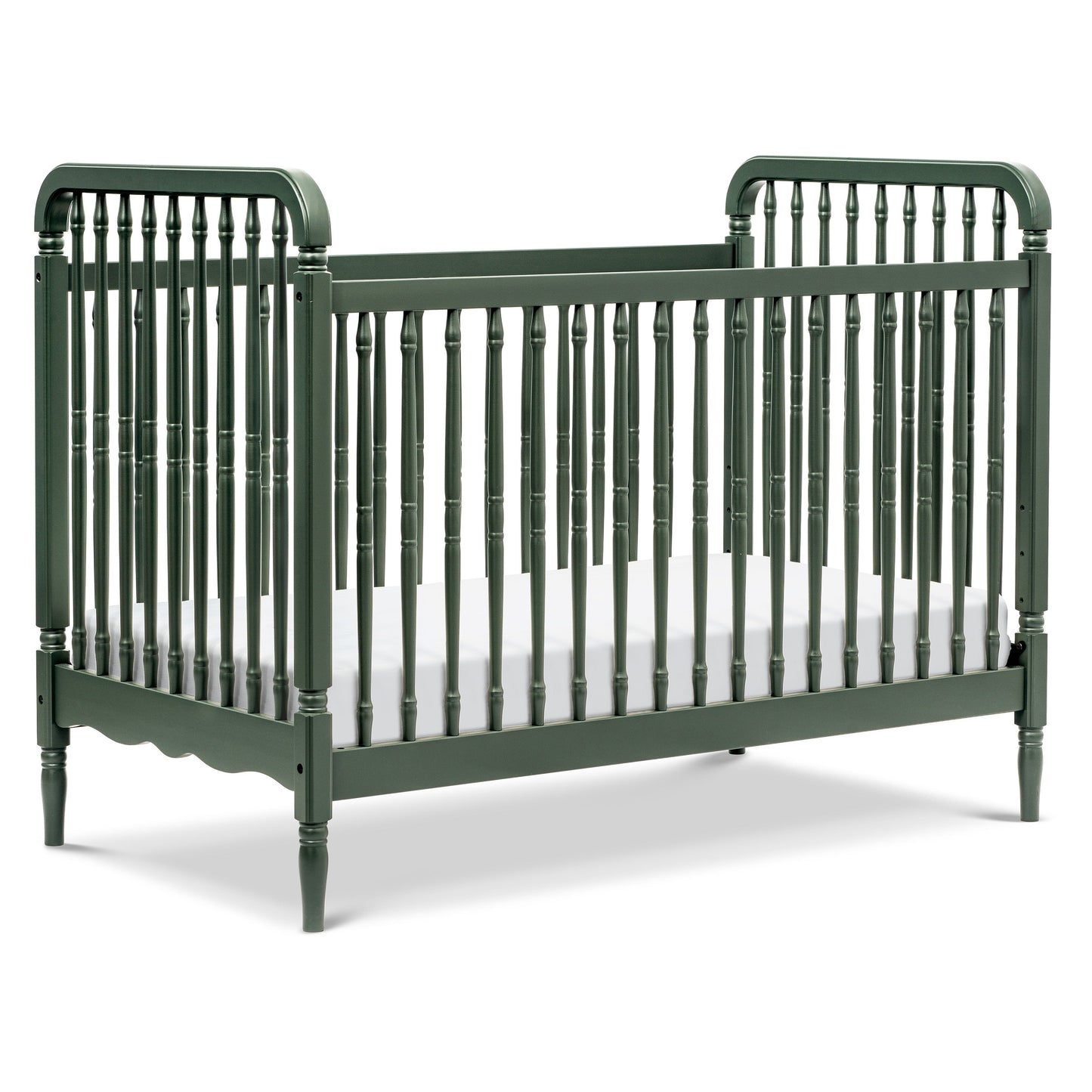 Namesake Liberty 3-in-1 Convertible Spindle Crib with Toddler Bed Conversion Kit