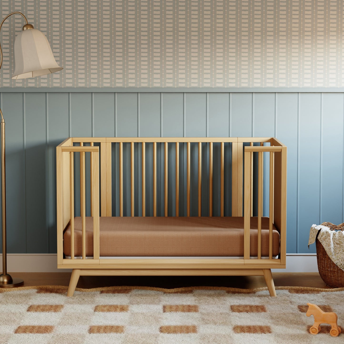 Babyletto Palma 8-in-1 Convertible All-Stages Crib with Bassinet & Toddler Bed Kits