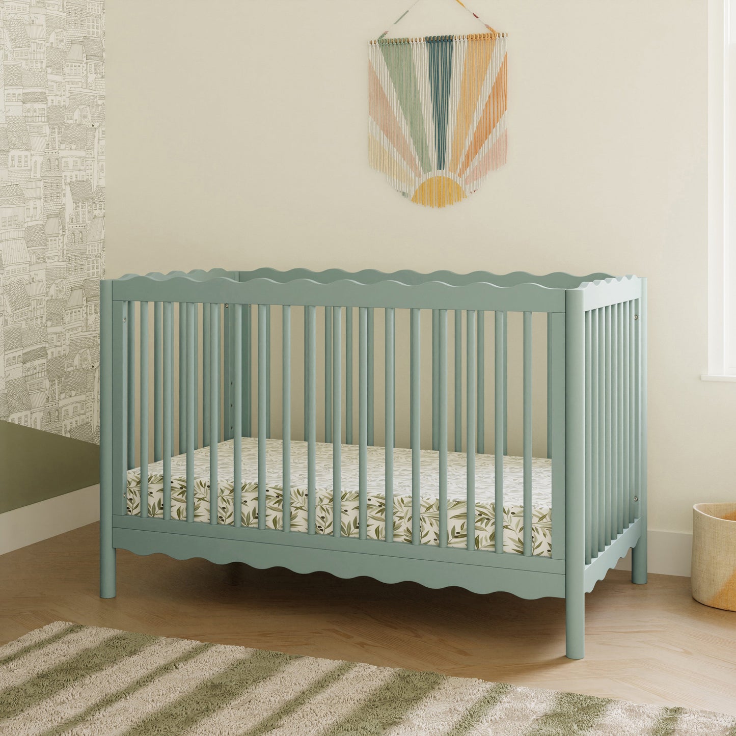 Babyletto Swell 4-in-1 Convertible Crib with Toddler Bed Conversion Kit