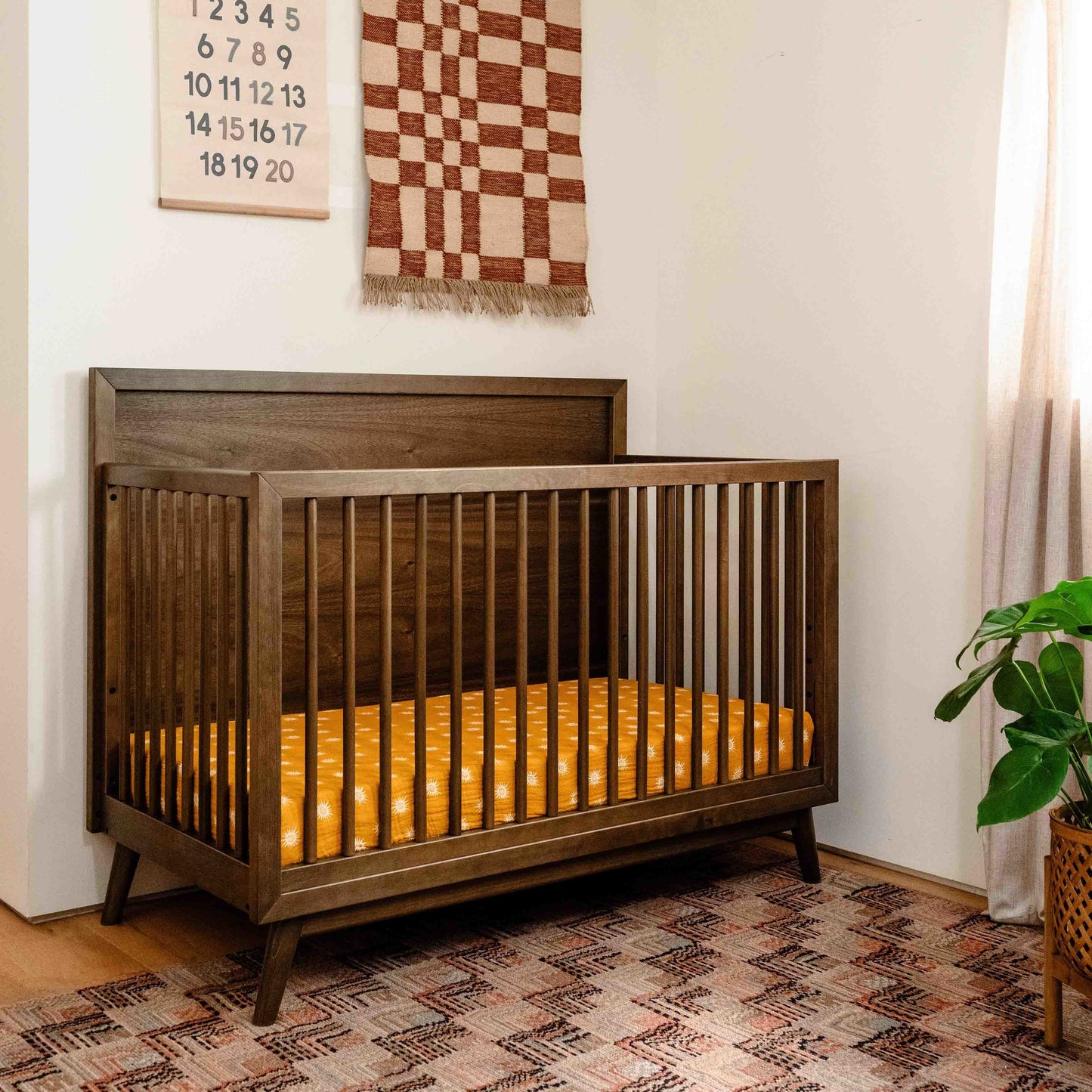 Babyletto Palma 4-in-1 Convertible Crib with Toddler Bed Conversion Kit