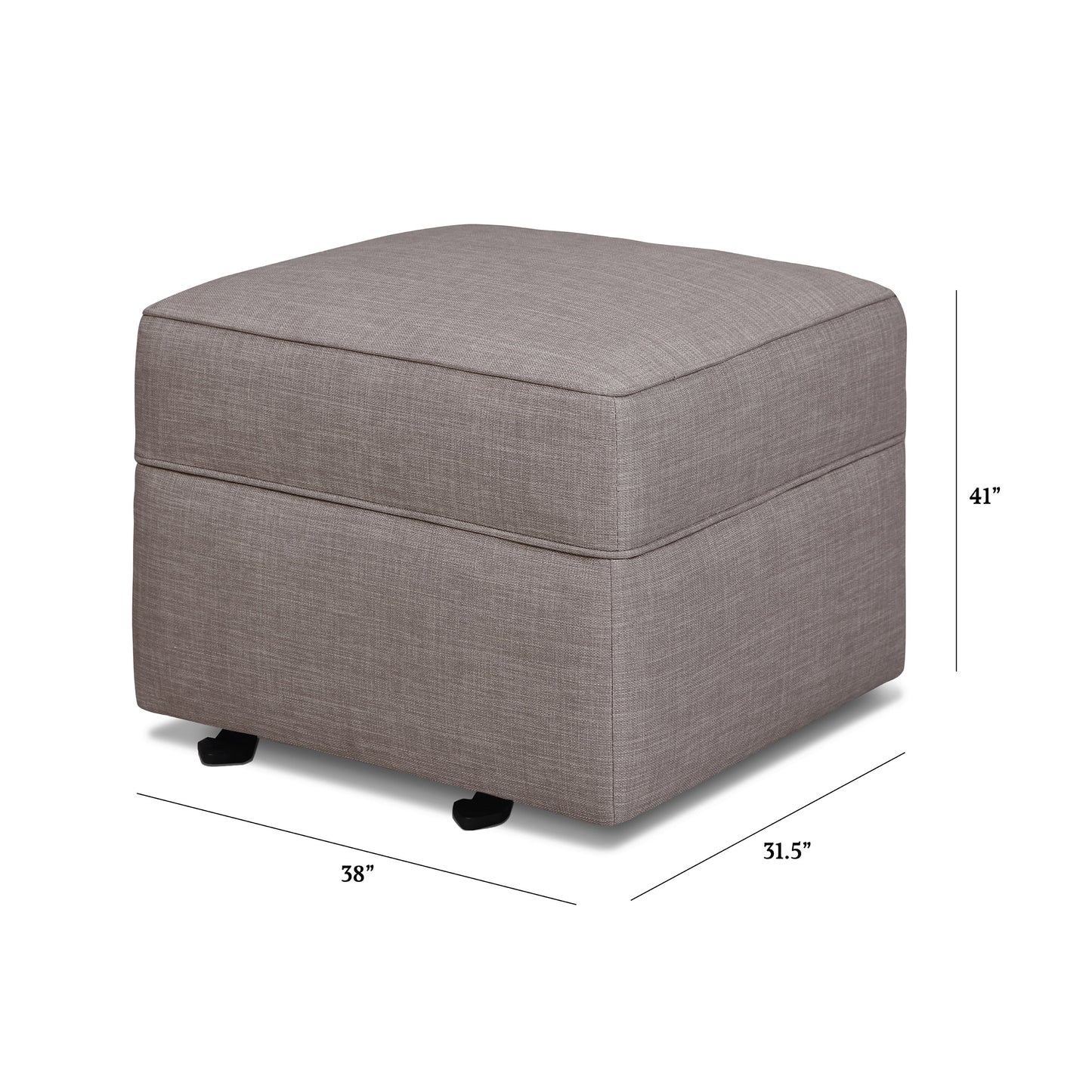 Namesake Willa-Alden Gliding Ottoman