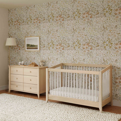 Babyletto Sprout 4-in-1 Convertible Crib with Toddler Bed Conversion Kit