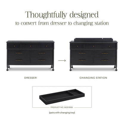 Namesake Alouette 7-Drawer Wide Dresser (56”)