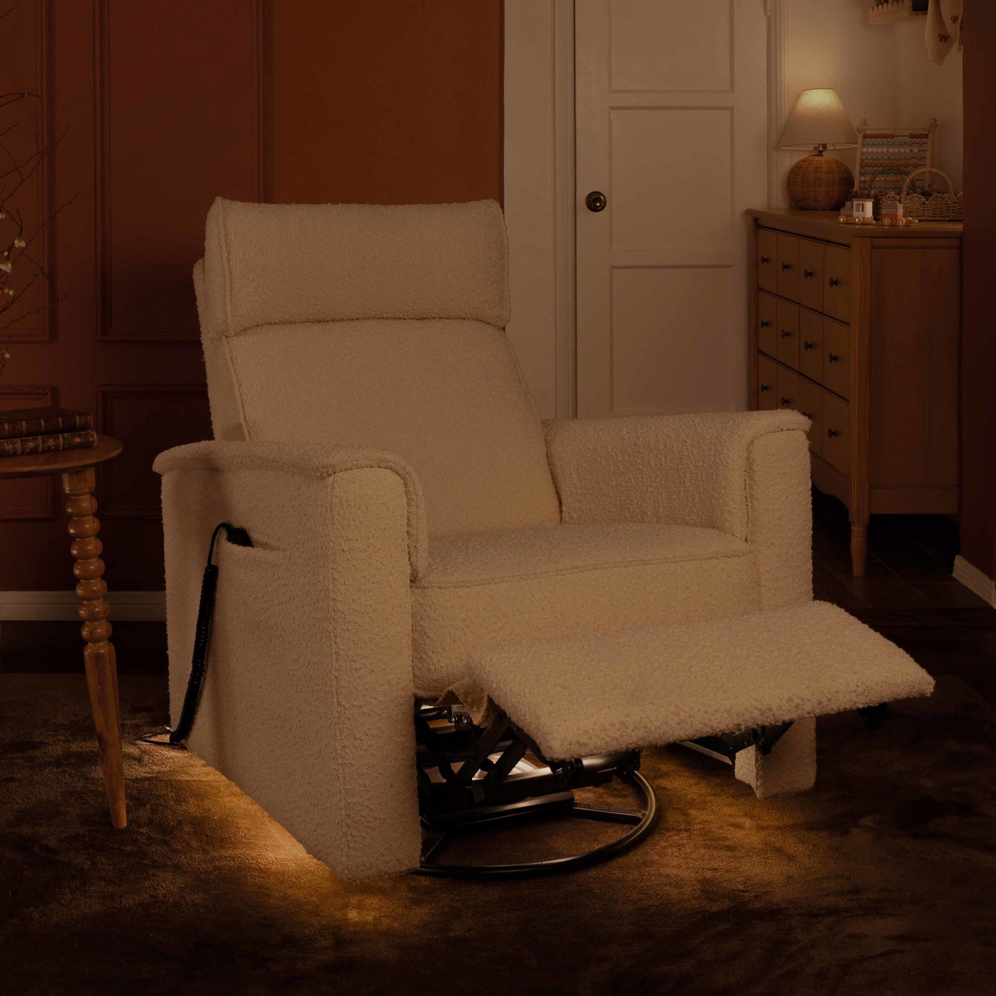 Namesake Willa Deluxe Power Recliner and Swivel Glider with Heat & Massage