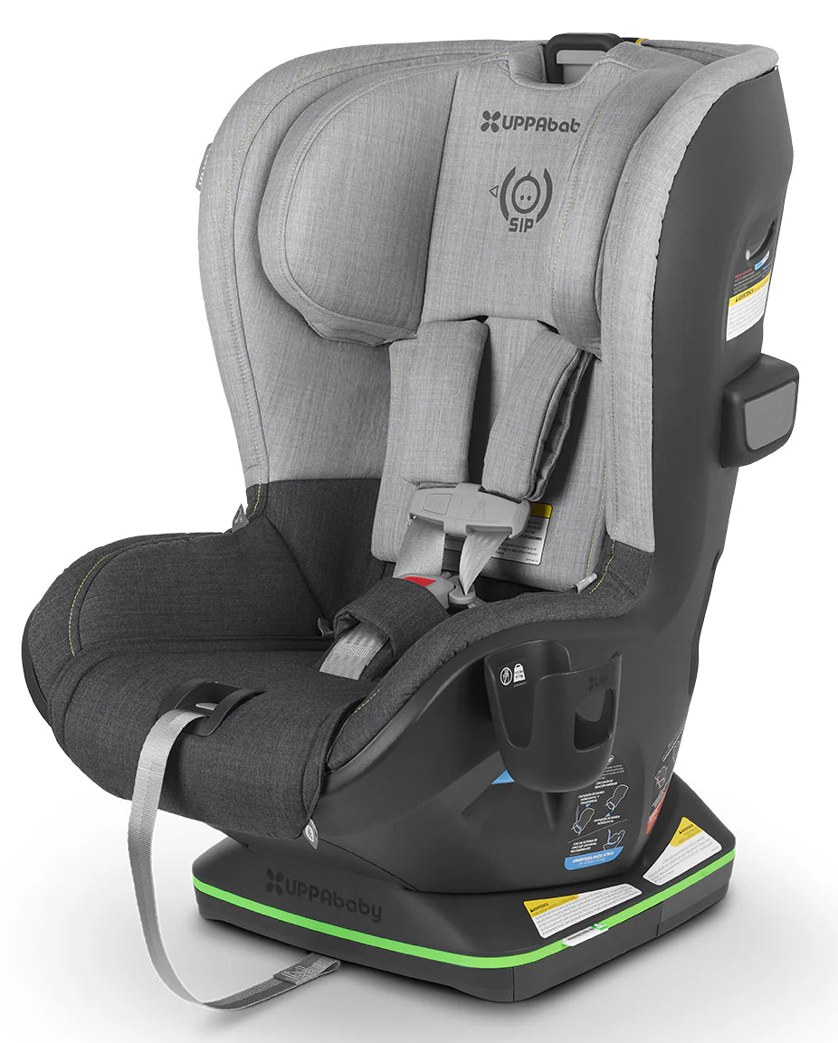 Knox Convertible Car Seat - Jordan - Charcoal Mélange Wool with Citron Accent