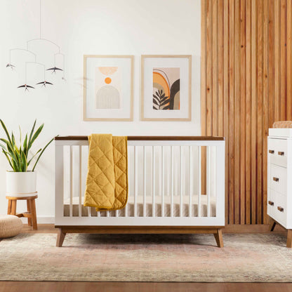 Babyletto Scoot 3-in-1 Convertible Crib with Toddler Bed Conversion Kit