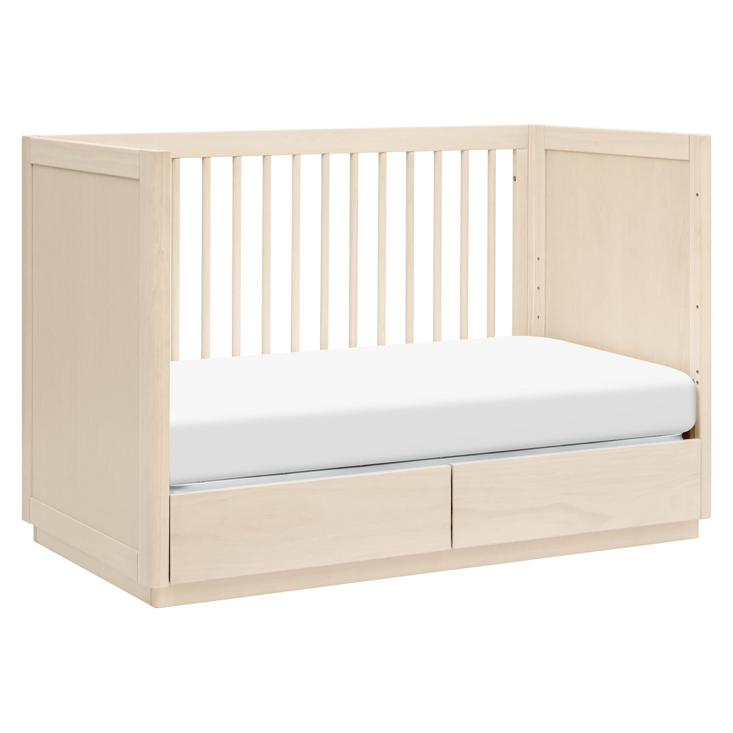 Babyletto Bento 3-in-1 Convertible Storage Crib with Toddler Bed Conversion Kit