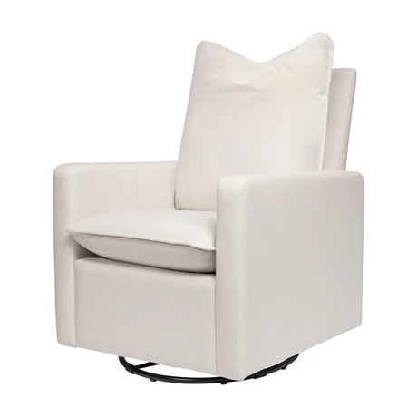 Cali Pillowback Swivel Glider - Performance Cream Eco-Weave