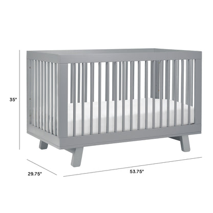 Babyletto Hudson 3-in-1 Convertible Crib with Toddler Bed Conversion Kit