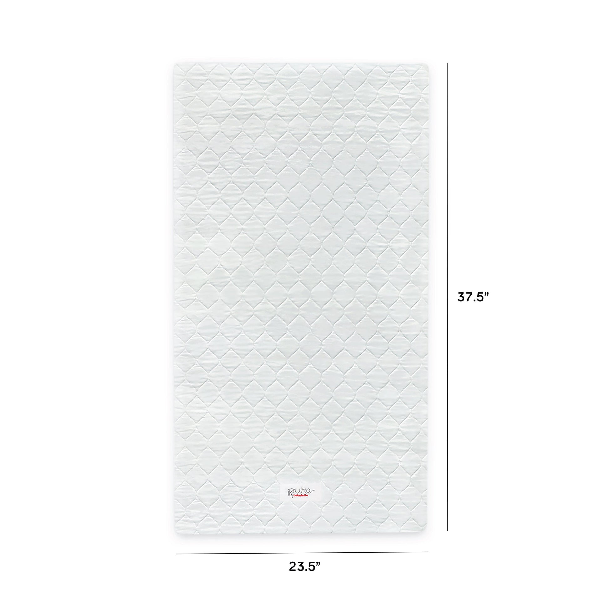 M5346C,Babyletto,Pure Core Non-Toxic Mini Crib Mattress with Hybrid Cover