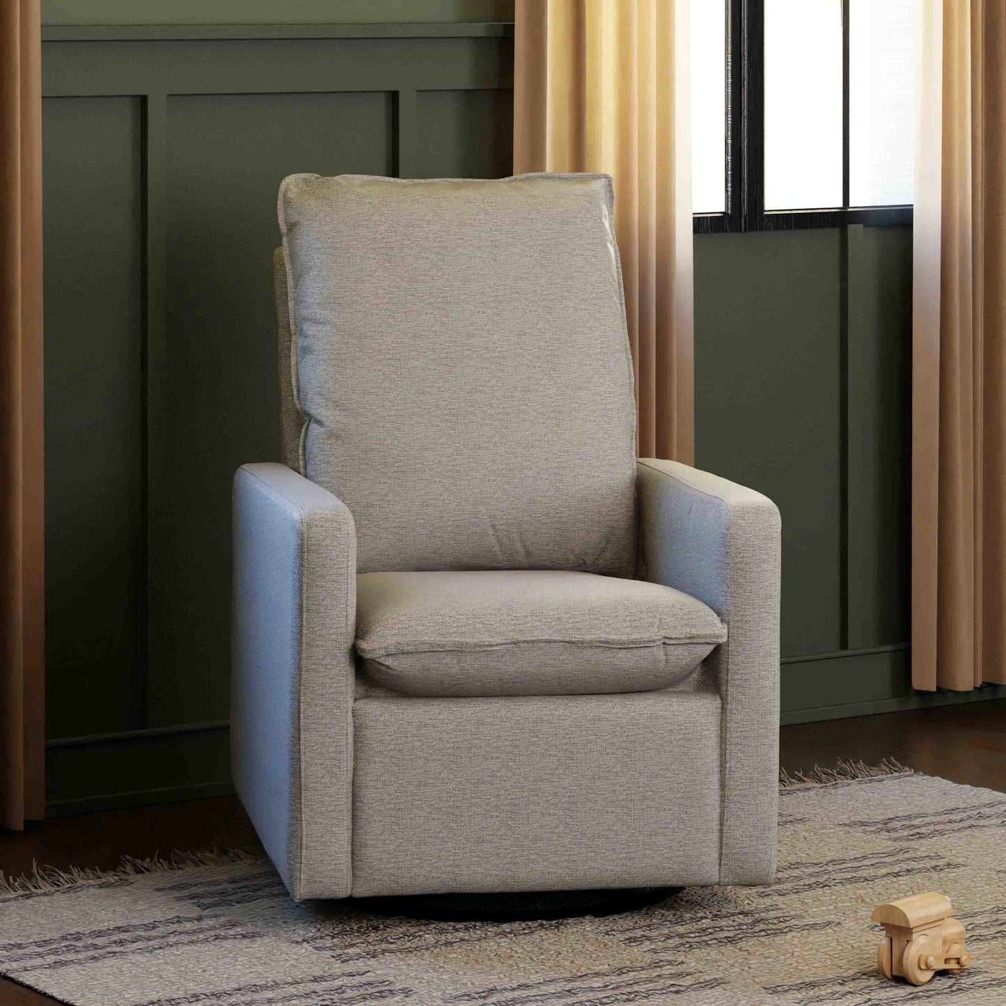Babyletto Cali Pillowback Swivel Glider